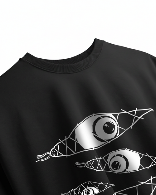 All Eyes On Me - Unisex Terry Oversized Tee