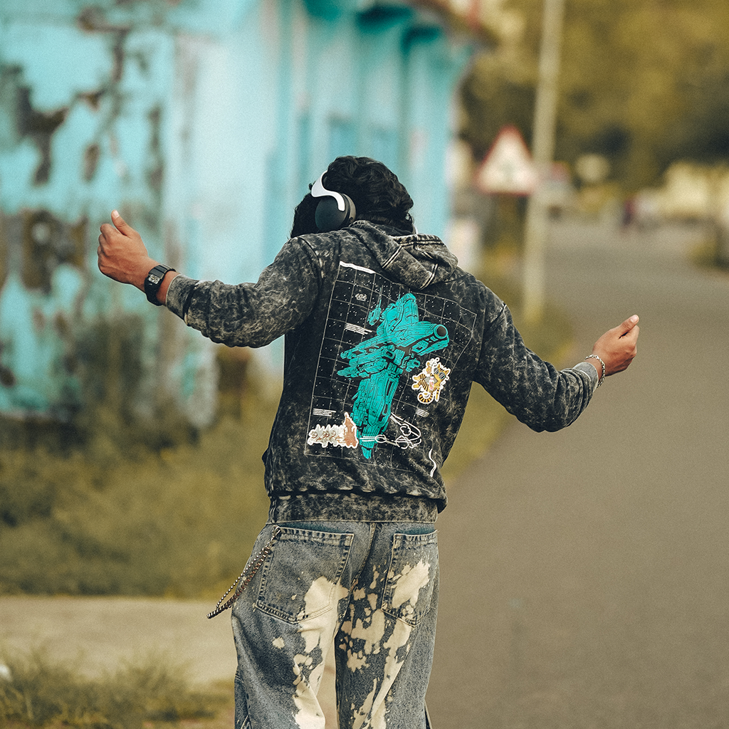 404 - Unisex Acid Washed Hoodie