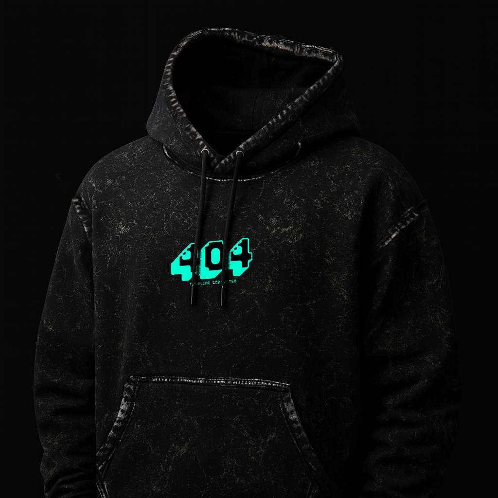 404 - Unisex Acid Washed Hoodie