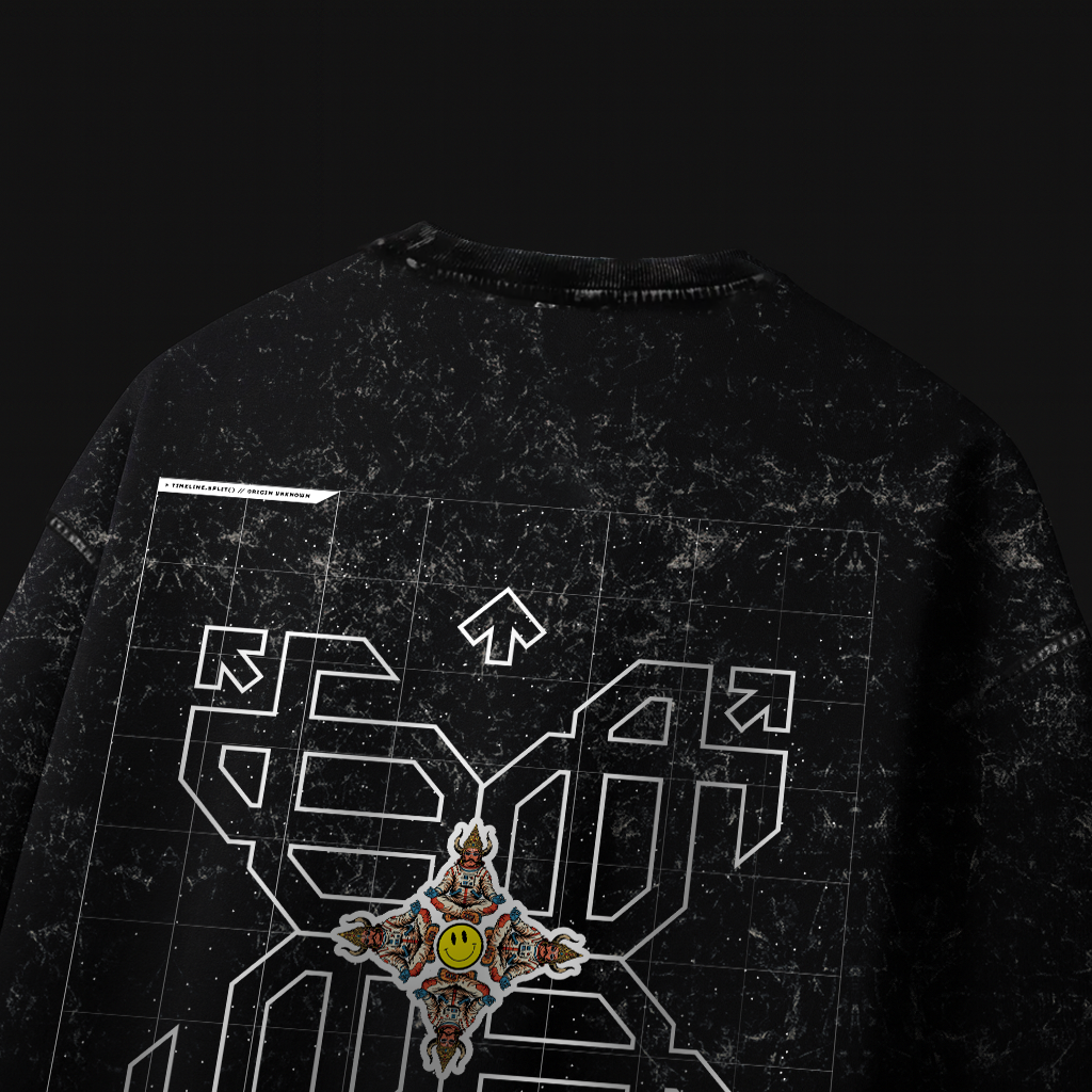 404 - Unisex Acid Washed Oversized Tee