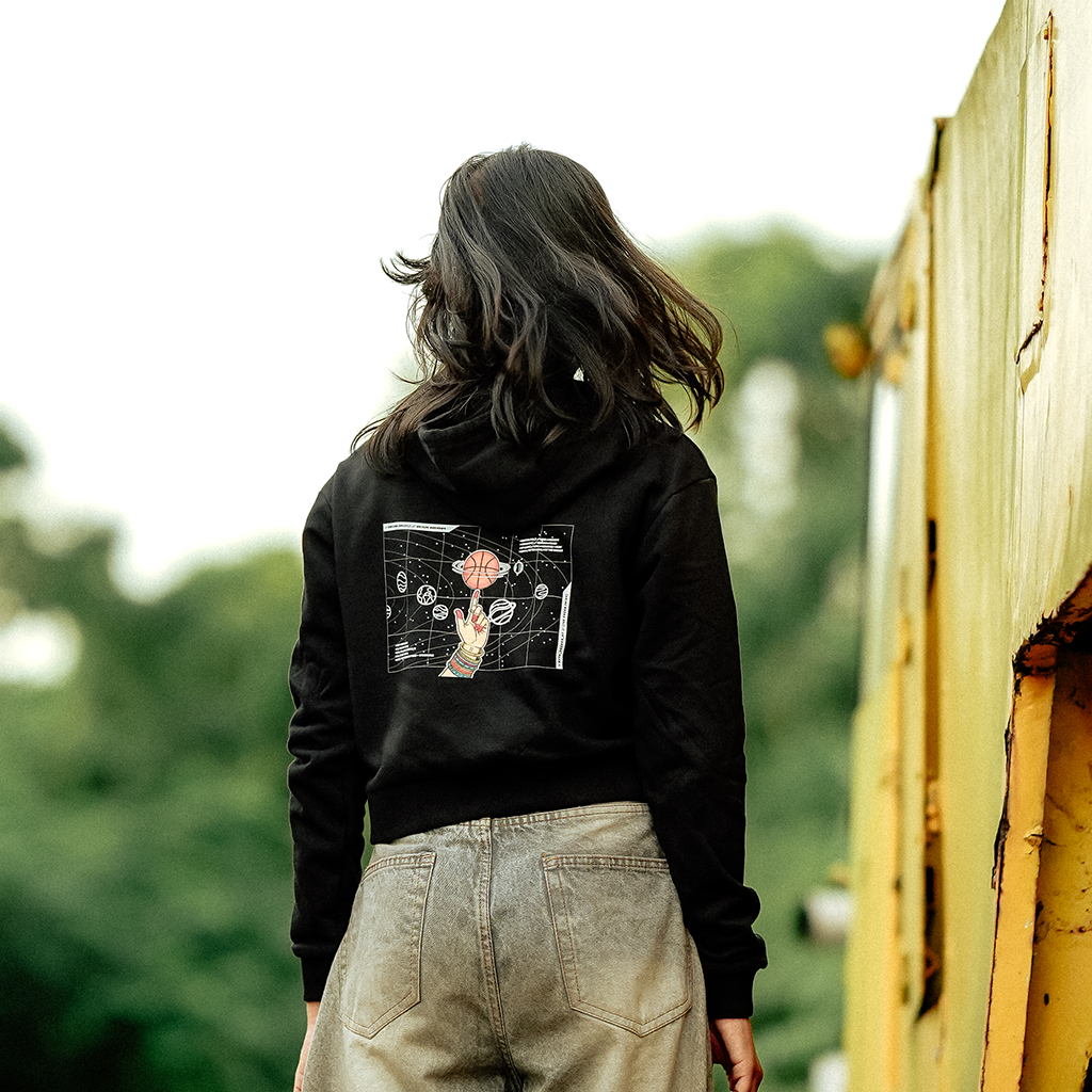 404 - Female Cropped Hoodie