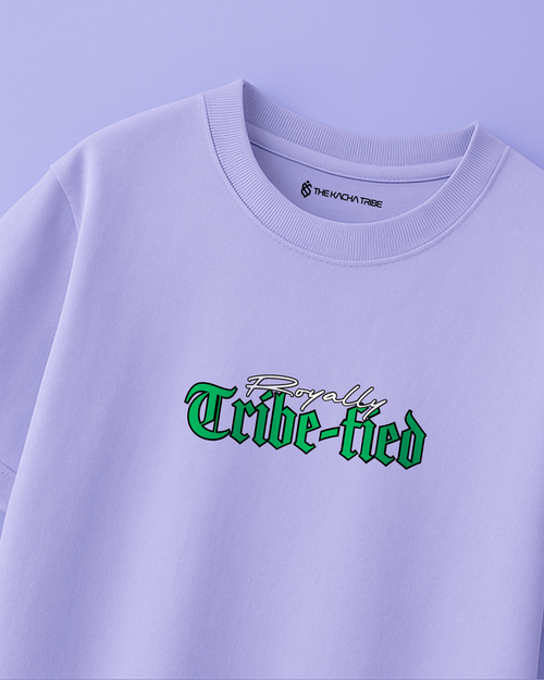 Capybara Lavender - Unisex Terry Oversized Tee