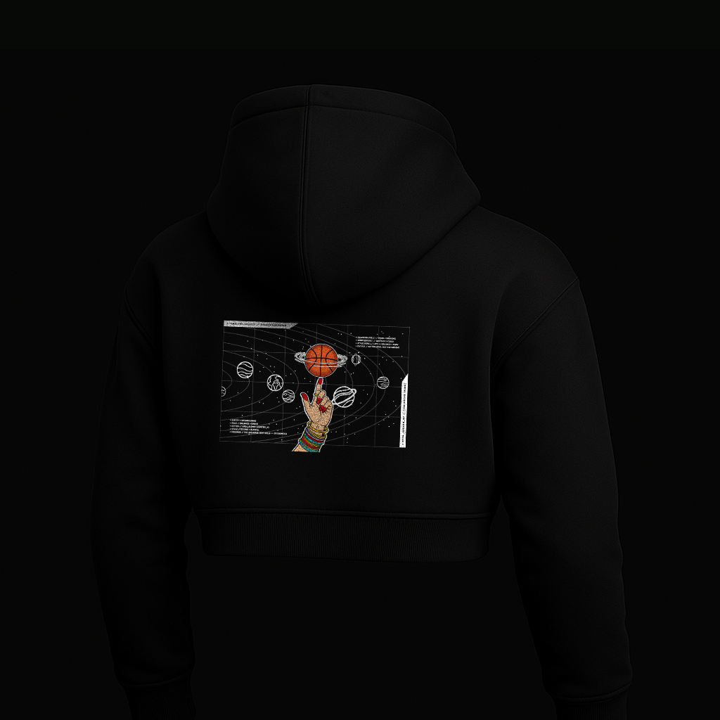 404 - Female Cropped Hoodie