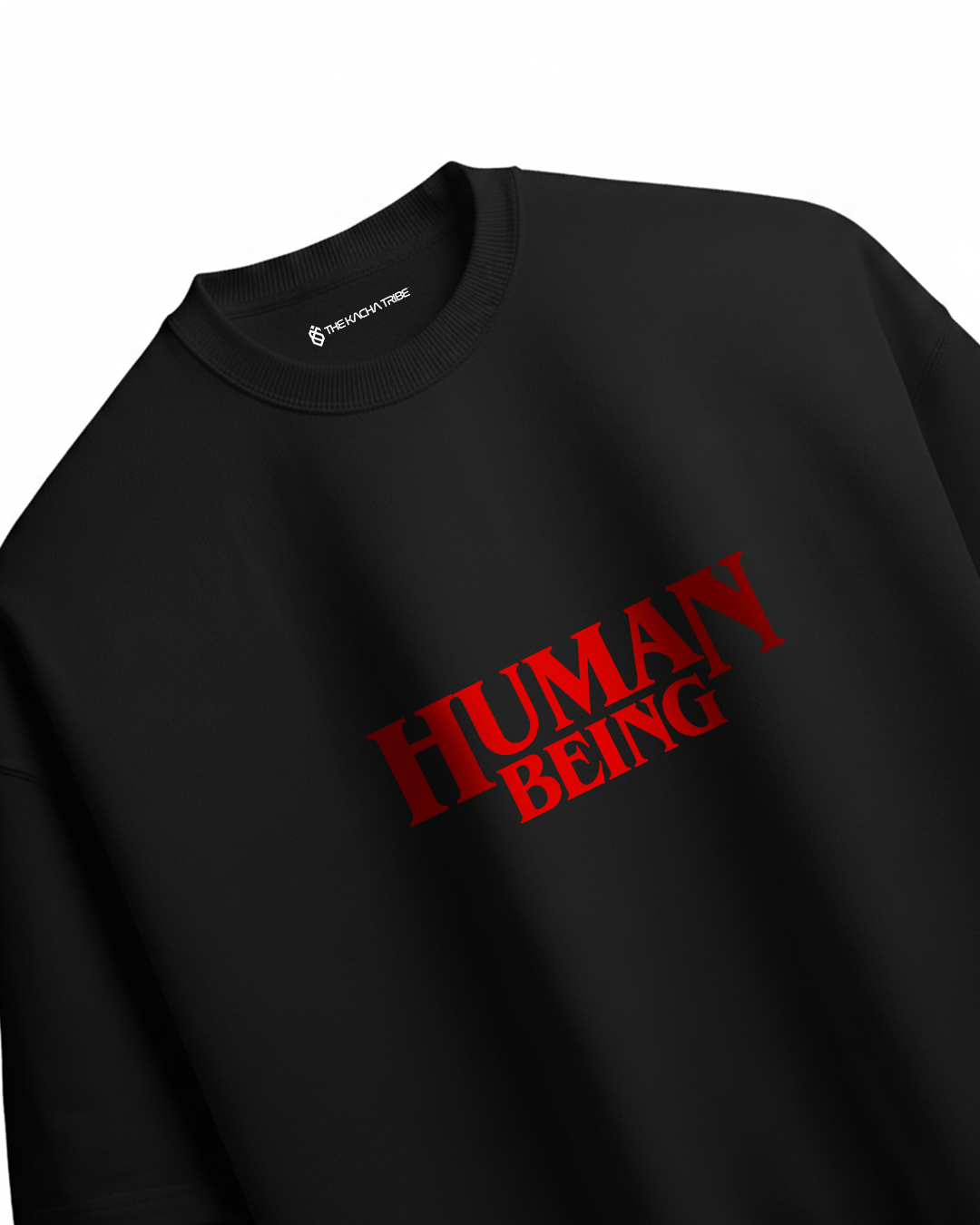Human Being (B) - Unisex Terry Oversized Tee