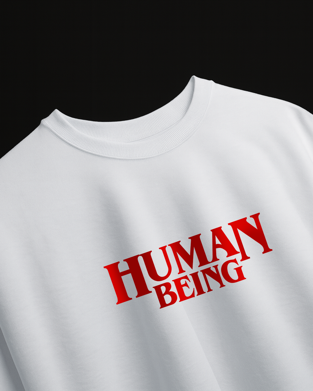Human Being (W) - Unisex Terry Oversized Tee