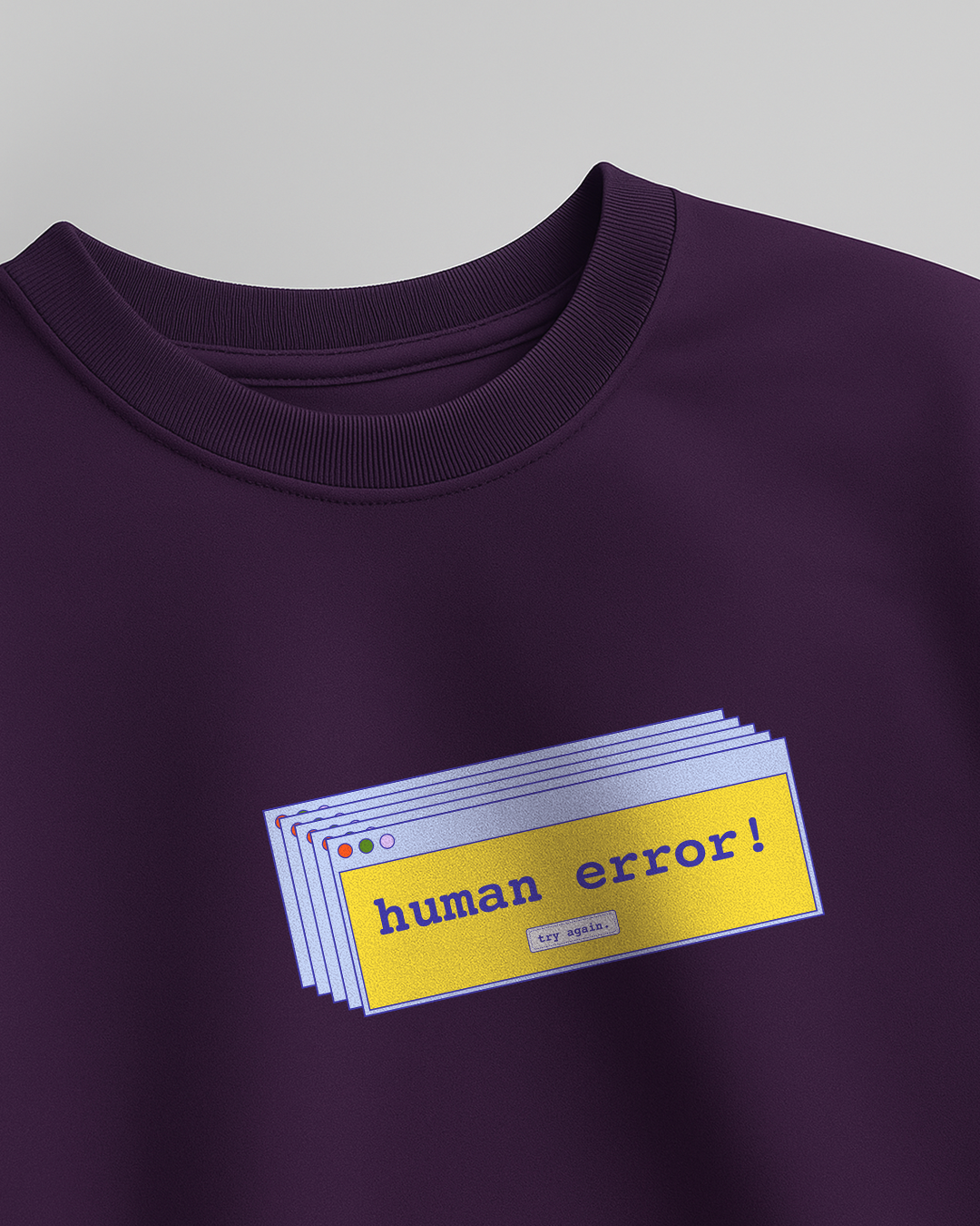 Human Error - Unisex Oversized Classic T-Shirt