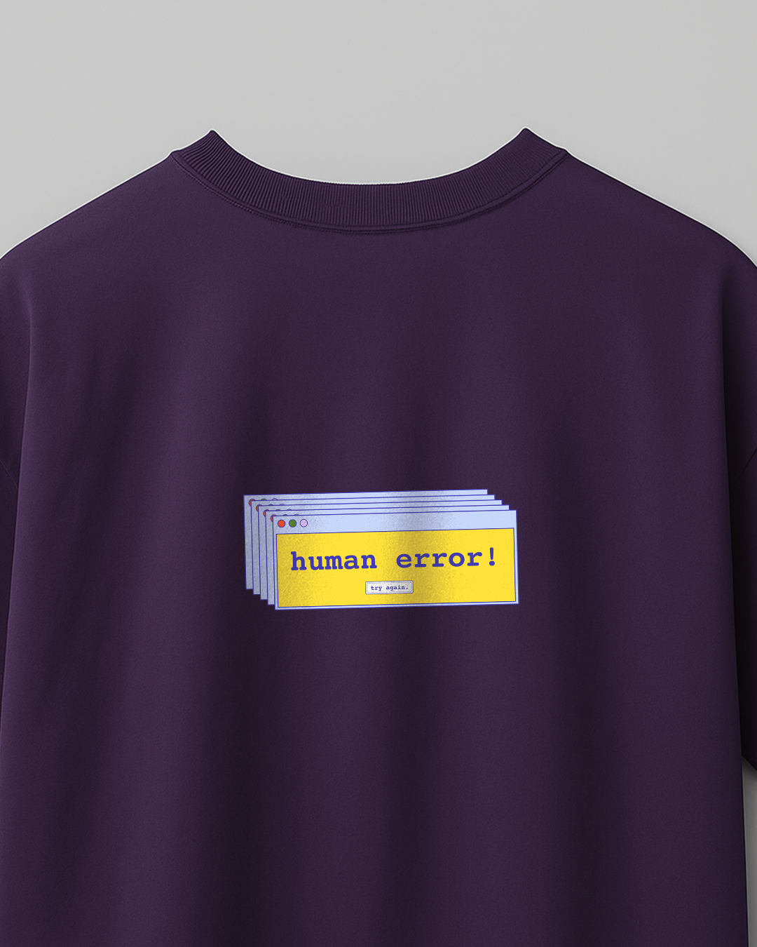 Human Error - Unisex Oversized Classic T-Shirt