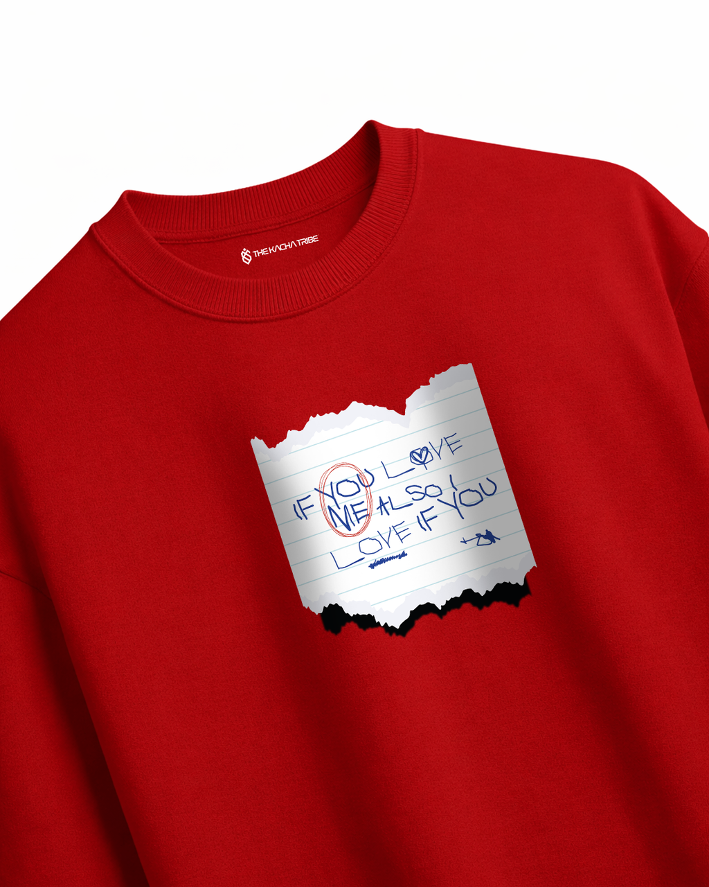 If You Love Me (Red) - Unisex Oversized Classic T-Shirt