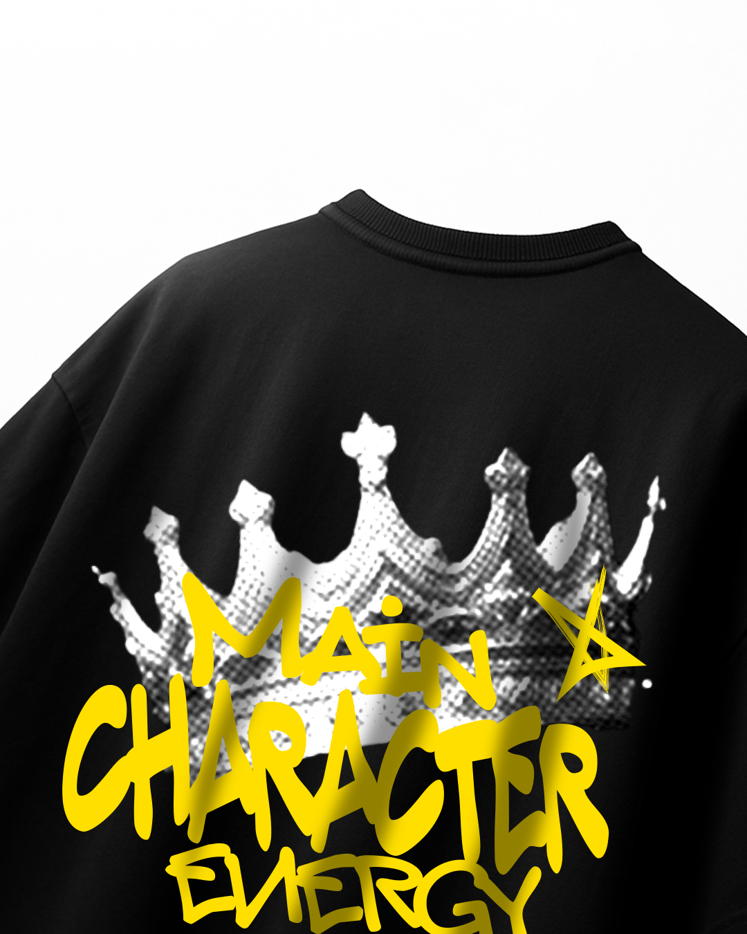 Main Character Energy - Unisex Terry Oversized Tee