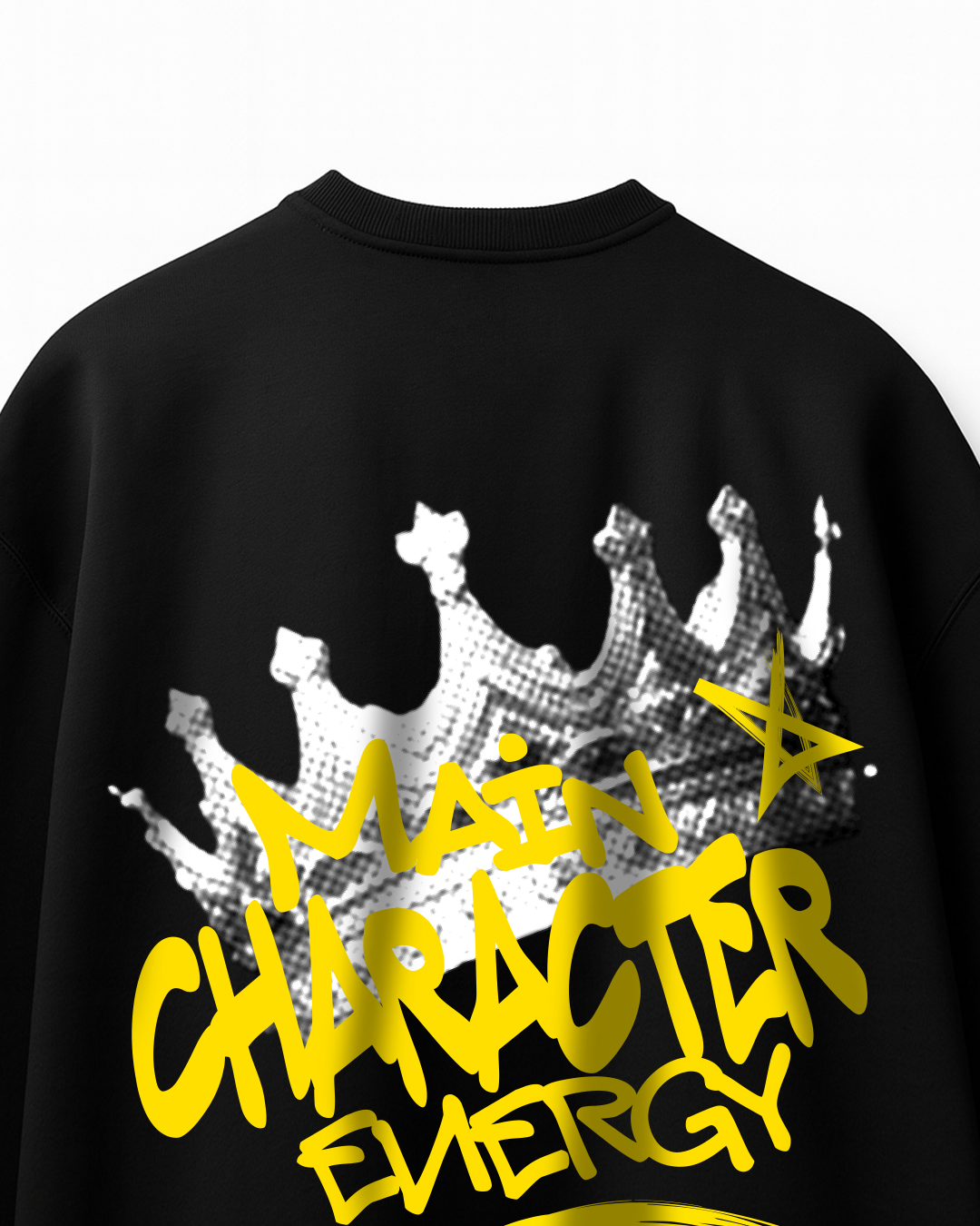 Main Character Energy - Unisex Terry Oversized Tee