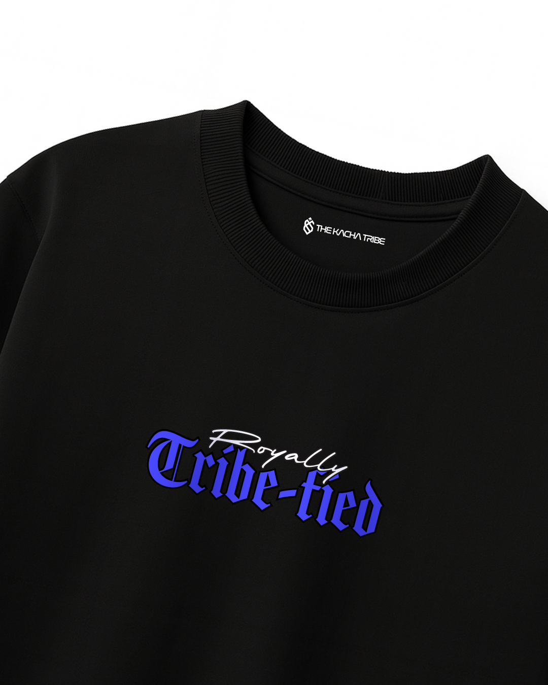 The Scarlet Macaw Black - Unisex Terry Oversized Tee
