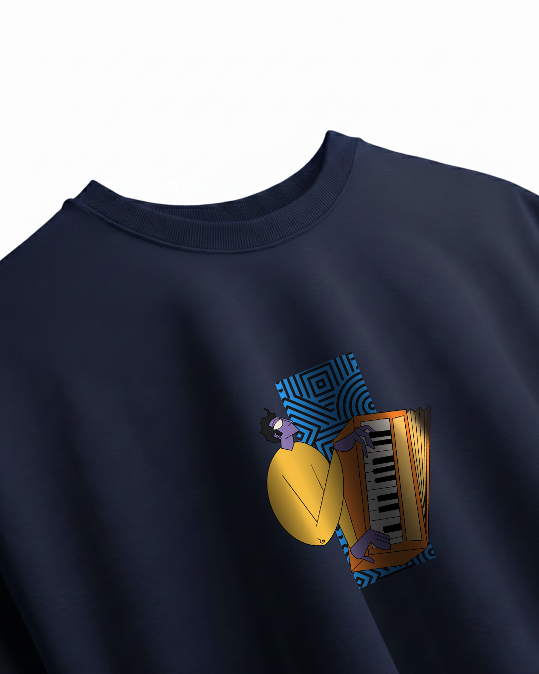 Music - Unisex Terry Oversized Tee