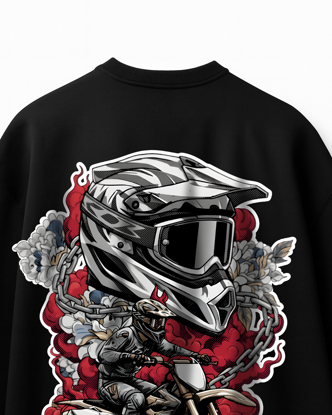 Rider - By Blood, Unisex Terry Oversized Tee