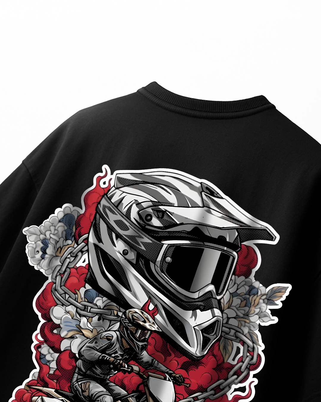 Rider - By Blood, Unisex Terry Oversized Tee