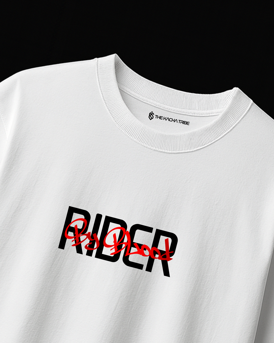Rider White - Unisex Terry Oversized Tee