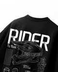 Rider Black - Unisex Terry Oversized Tee
