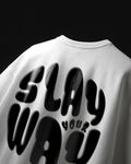 Slay Your Way - Puff Print - Unisex Terry Oversized Tee