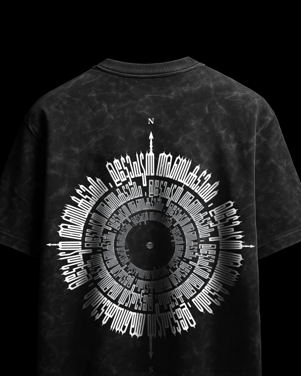 Uttopian Andakadaham - Unisex Acid Washed Oversized Tee