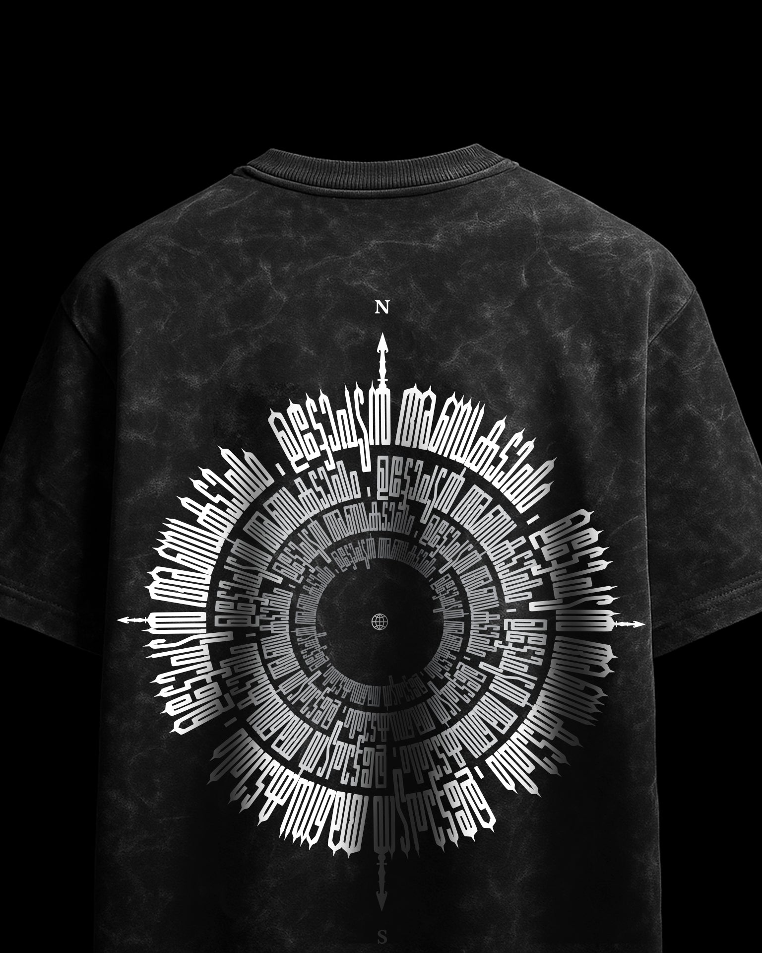 Uttopian Andakadaham - Unisex Acid Washed Oversized Tee