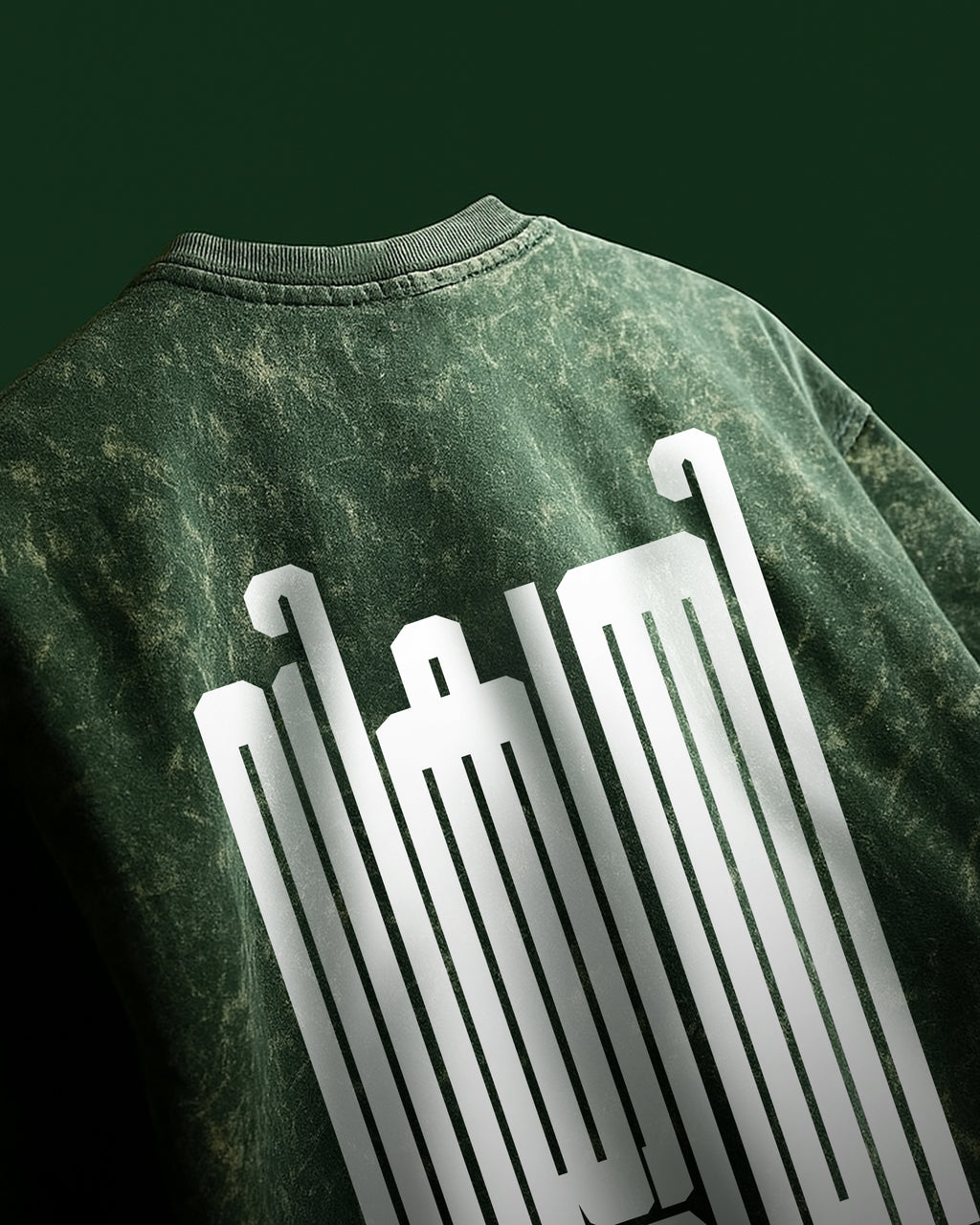 Vikruthi - Unisex Acid Washed Oversized Tee
