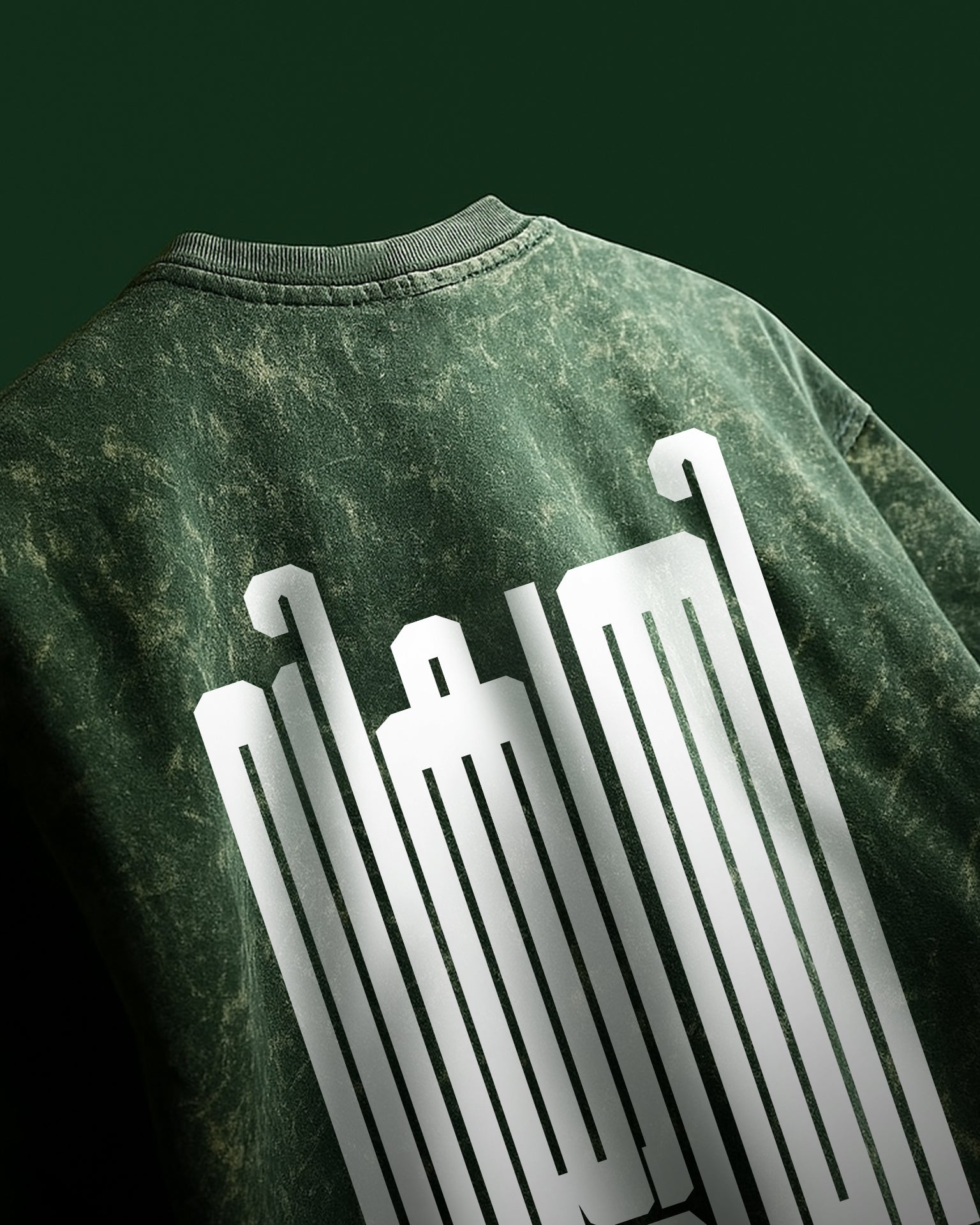 Vikruthi - Unisex Acid Washed Oversized Tee
